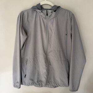Vuori Light Gray Hooded Jacket